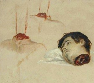 Antoine Wiertz, "A severed head." Undated study.