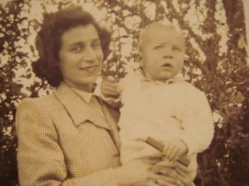 'Jestyn,' the nurse at the heart of the mystery, with her son – whom she would enrol in dance classes and who would go on to become a professional ballet dancer.