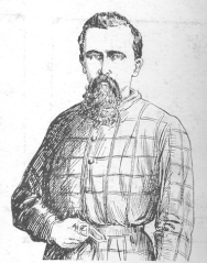 Jeremiah O'Donovan Rossa–loudmouth, Irish freedom-fighter and would-be mastermind of Irish republicanism's first major British mainland bomb campaign.
