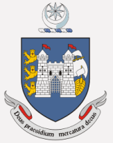 The coat of arms of the Irish port of Drogheda, showing the crescent moon and star (top) that confused Mary McAleese.